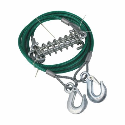 Résistance élevée à la récupération de la remorque de remorque de voiture en acier avec 2 crochets de sécurité