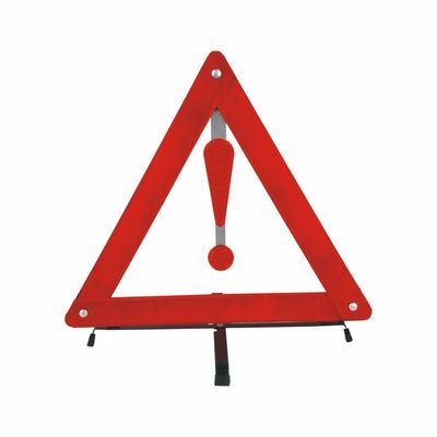 Facile d'assembler le triangle d'avertissement d'urgence du point rouge réfléchissant sur le bord de la route pour la sécurité