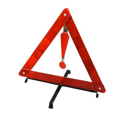Facile d'assembler le triangle d'avertissement d'urgence du point rouge réfléchissant sur le bord de la route pour la sécurité