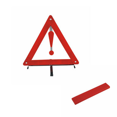 Facile d'assembler le triangle d'avertissement d'urgence du point rouge réfléchissant sur le bord de la route pour la sécurité