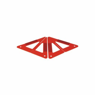 Gpps Hips/Pmma Abs Kit de sécurité de signalisation routière panne Triangle rouge d'avertissement de circulation pour les situations d'urgence