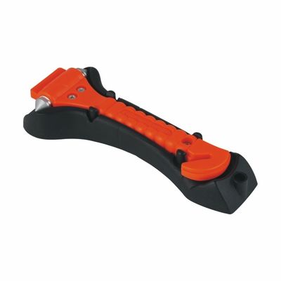 Outil d'urgence pour voiture, casse-fenêtre à double pointe en acier et marteau de sécurité pour véhicules rouges