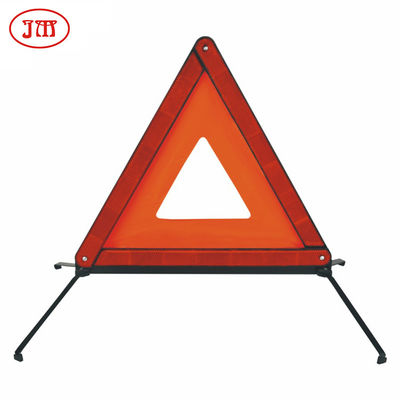 Avertissement de triangle rouge réfléchissant de haute visibilité certifié CE pour les situations d'urgence