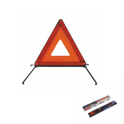 Avertissement de triangle rouge réfléchissant de haute visibilité certifié CE pour les situations d'urgence