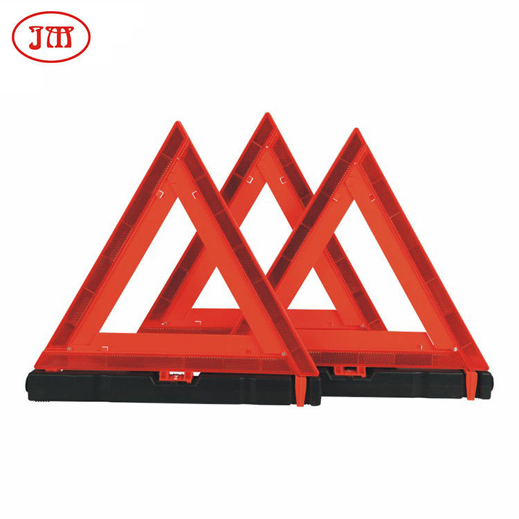Facile à assembler et à manipuler DOT Durable Vehicle Triangle d'avertissement de voiture pour la sécurité d'urgence